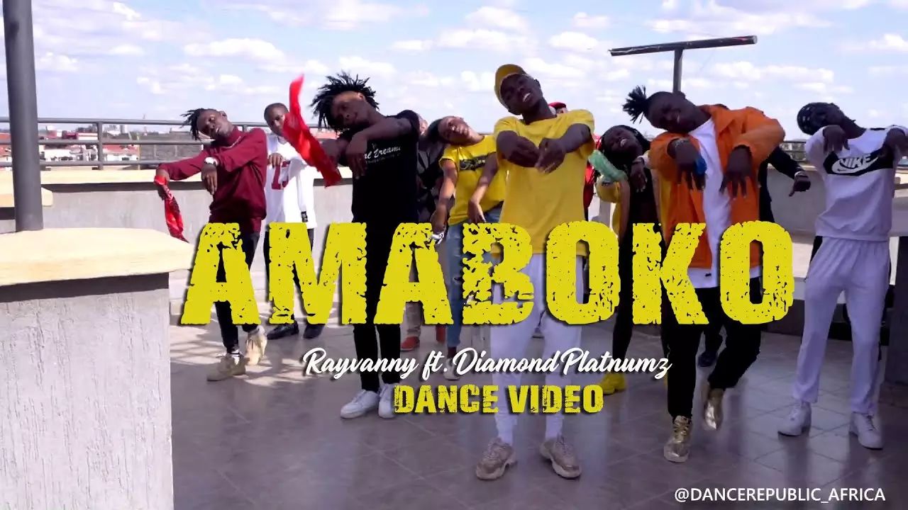 Rayvanny Ft. Diamond Platnumz - AMABOKO (Official Dance Video) | Dance Republic Africa - YouTube