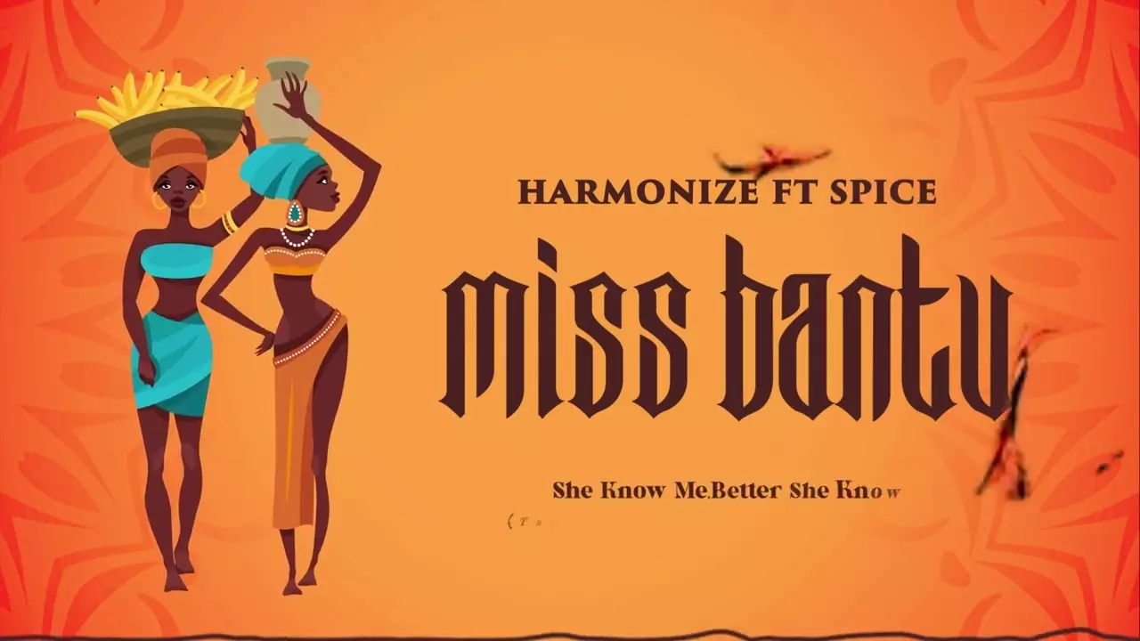 Harmonize Ft. Spice - Miss Bantu (Official Lyrics Video) - YouTube