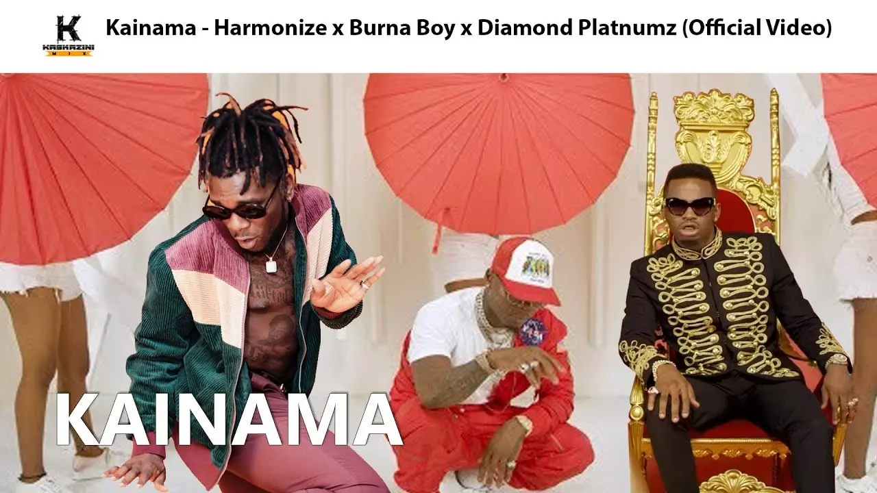Kainama - Harmonize x Burna Boy x Diamond Platnumz (Official Video) - YouTube
