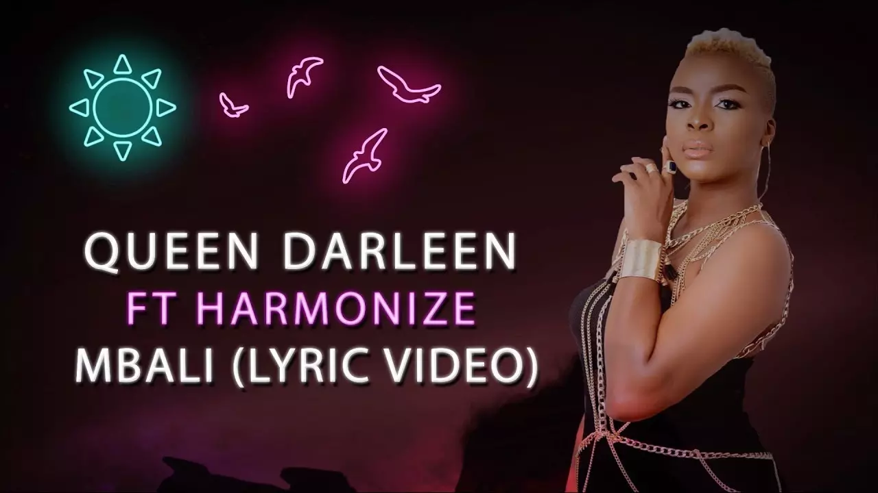 Queen Darleen X Harmonize - Mbali (Lyric Video) - YouTube