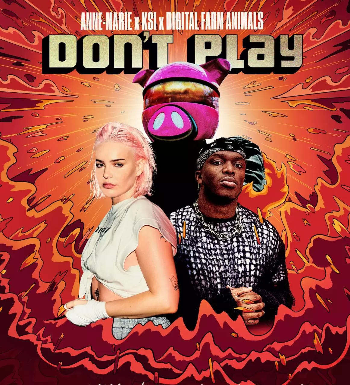 Anne-Marie x KSI x Digital Farm Animals team up for their uplifting joint track, 'Don't Play'- out now | SA Music News Magazine
