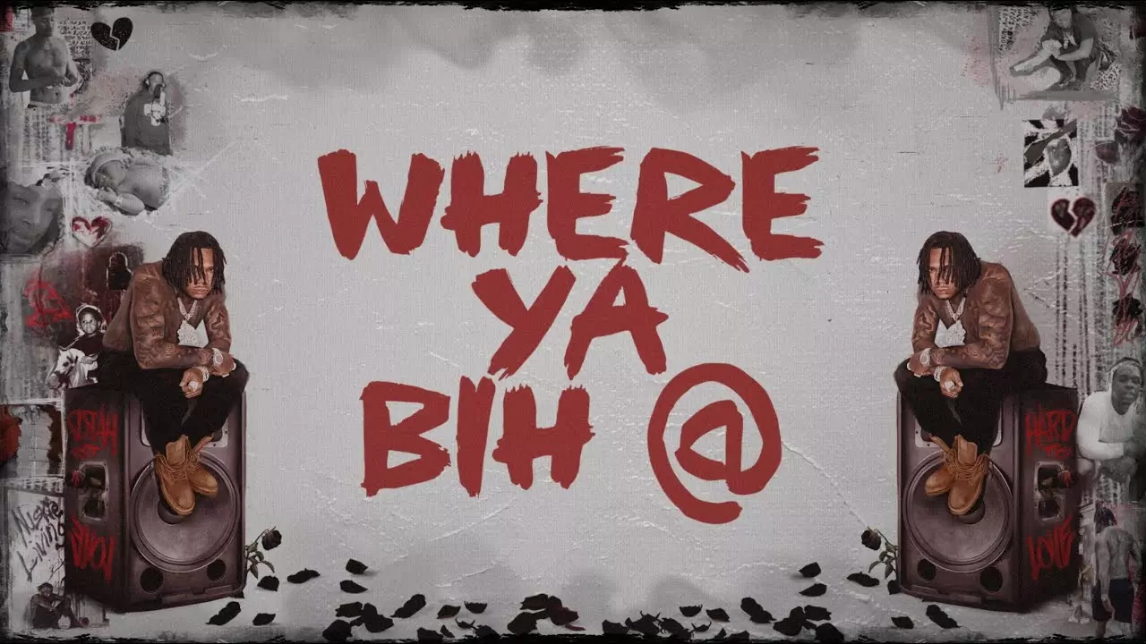 Moneybagg Yo - WHERE YA BIH @ (Official Lyric Video) - YouTube